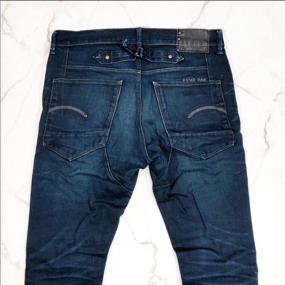 G-Star Raw Slim Tapered Jeans 29” Inseam - Picture 6 of 8